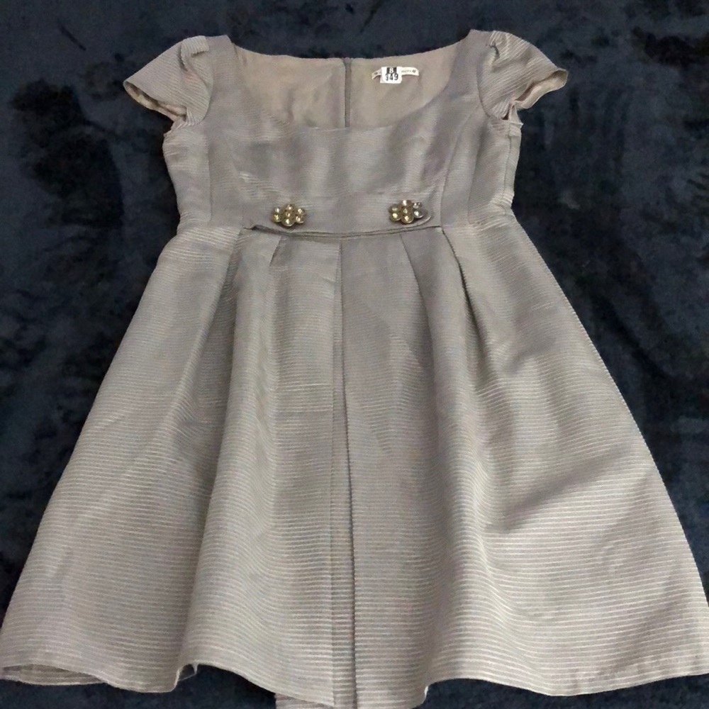 Grey/silver Sheath dress by Nanette Lenore size 4